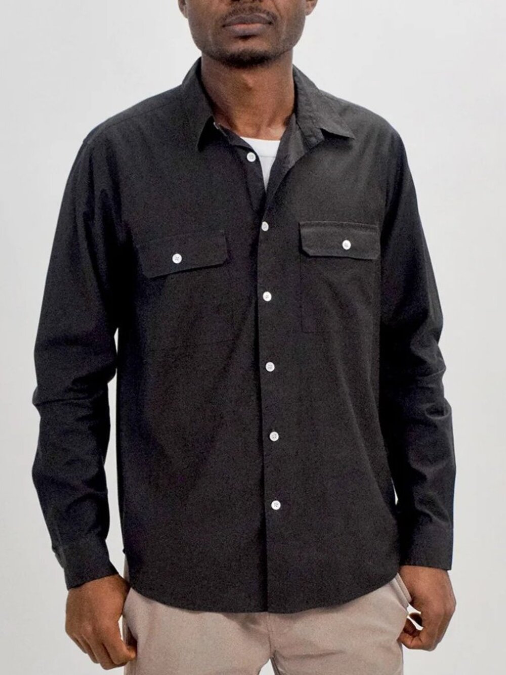 Theory Brown Slim Fit Button-Up Shirt/1302